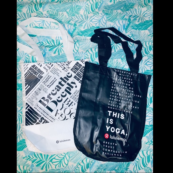 lululemon athletica Handbags - 2 Reusable Lululemon Bags